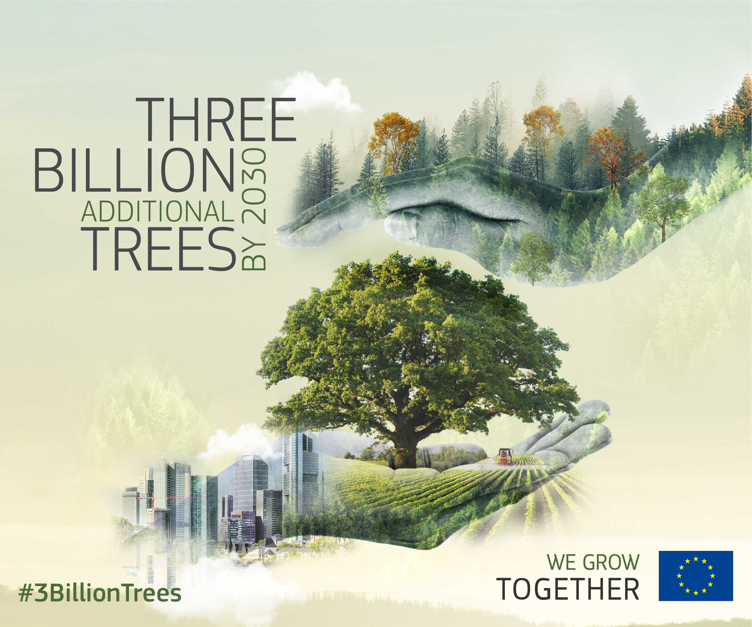 Three billion trees pledge logo