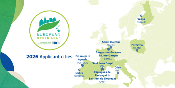 European Green Leaf Award 2026 map