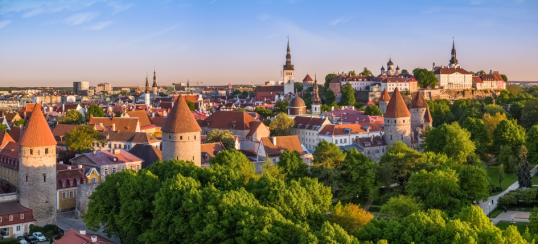 view of Tallinn city