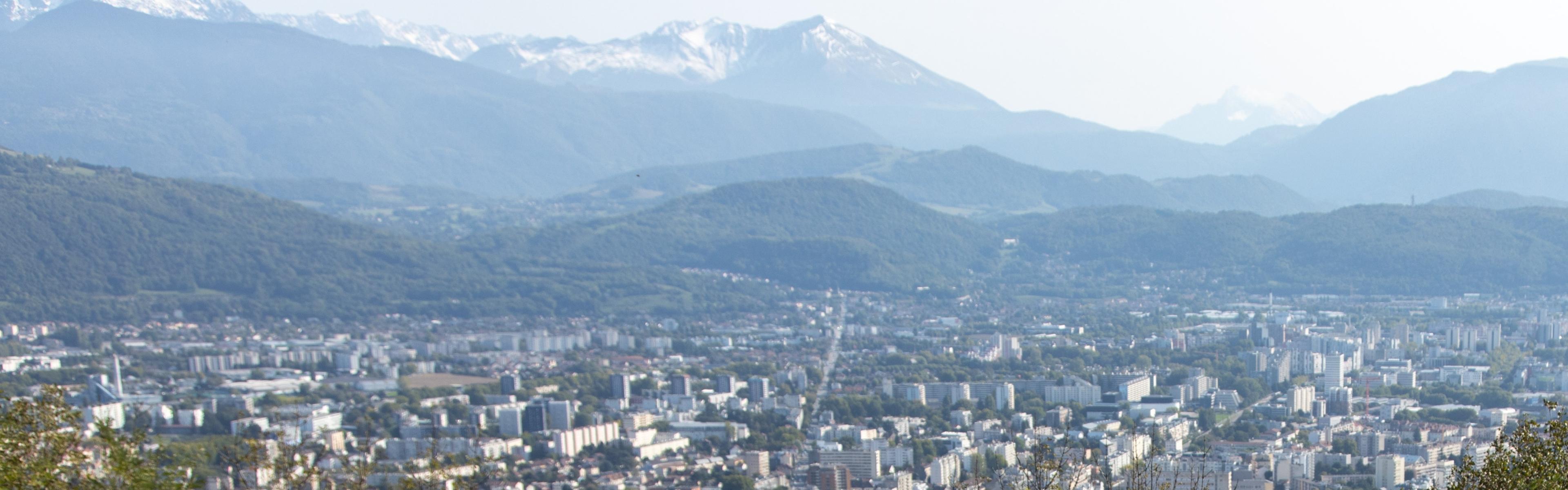 view of the city of Grenoble
