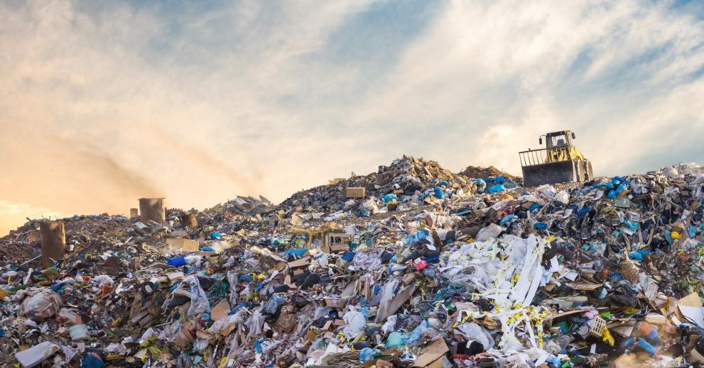 Image of waste in landfill