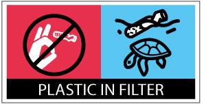 Plastic in filter