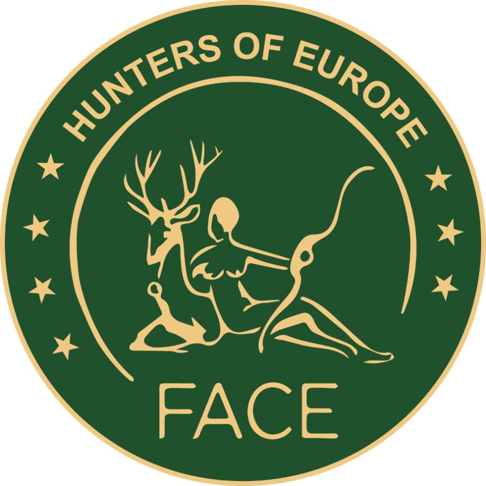 Circular logo depicting archer and deer.