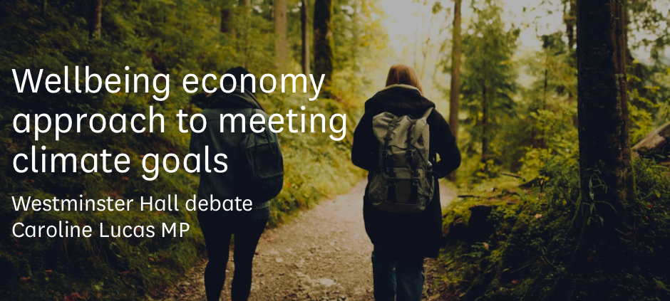 UK Wellbeing economy debate
