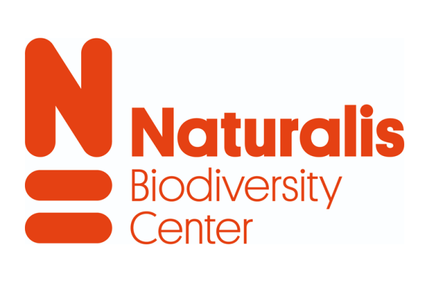 "Naturalis Biodiversity Center" logo: corporate name in red letters on white background.
