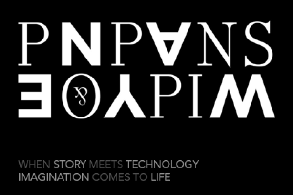  "Poppins and Wayne" logo: corporate name in white letters on black background.
