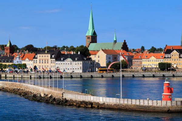 View of Elsinore in Denmark