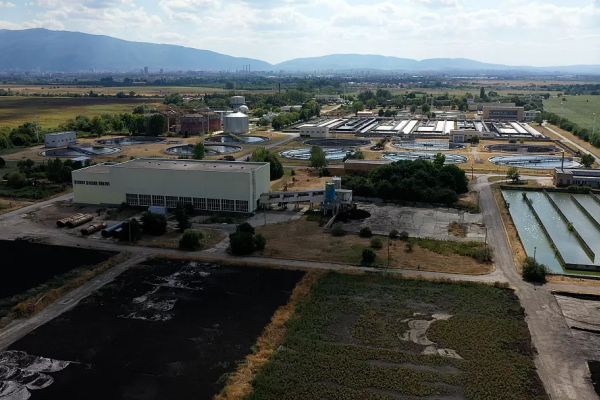 Image of wastewater treatment plant in Bulgaria