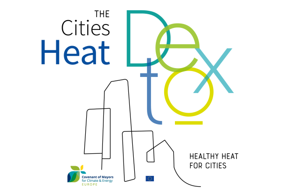 Logo of the Cities Heat Detox campaign by the Covenant of Mayors